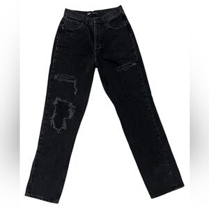 Women’s Black Distressed Zara Jeans